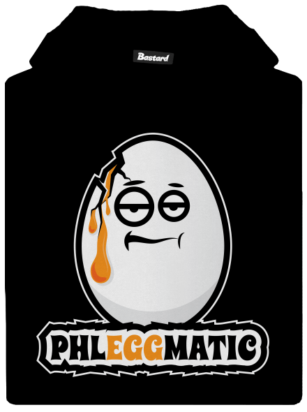 Phleggmatic dětská mikina klokanka Black