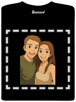 Ghibli efekt z vlastní fotky dětské tričko Black