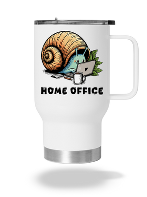 Šnekův home office termohrnek White