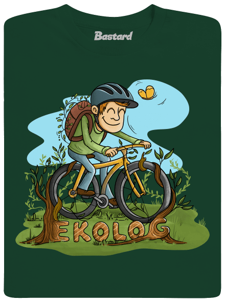 Ekolog pánské dlouhý rukáv Bottle Green