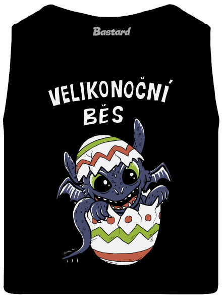 Velikonoční běs pánské tílko Black