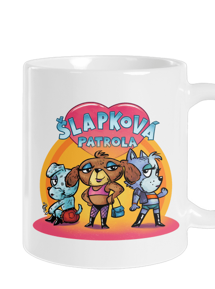 Šlapková patrola klasický hrnek White
