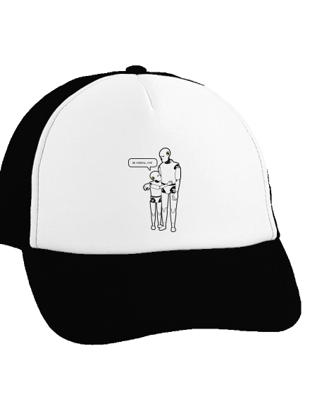 Sirotek kšiltovka truckerka Black cap