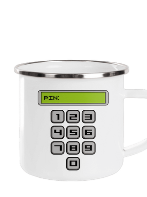 PIN plecháček White