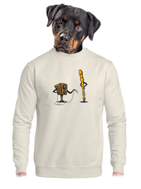 unisex mikina bez kapuce