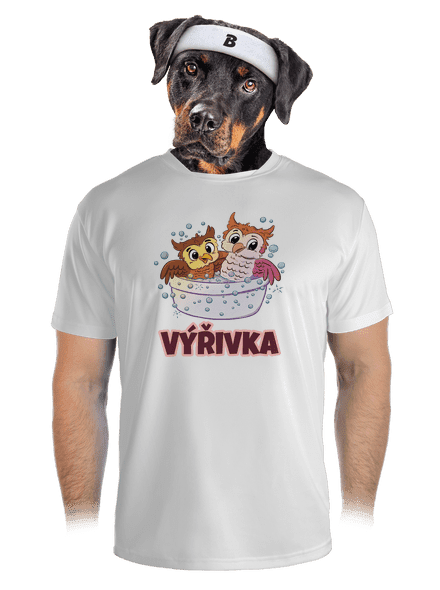 Výřivka pánské sportovní tričko White