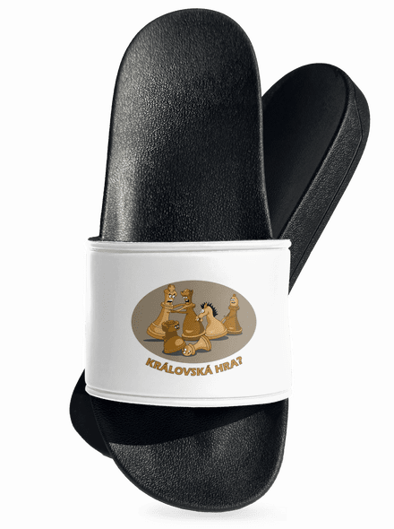 Královská hra pantofle White