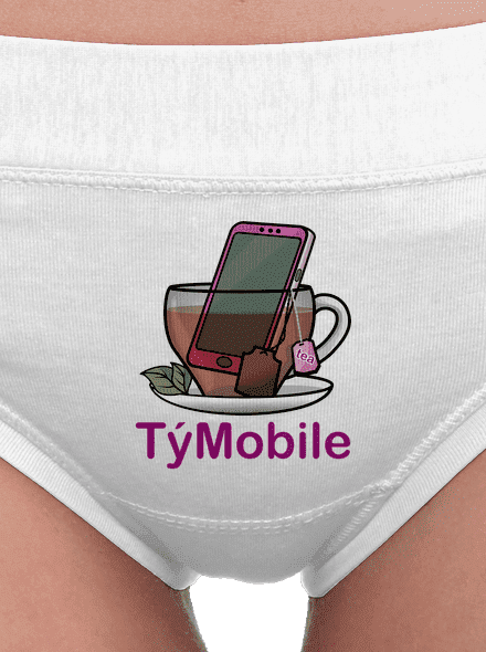 TýMobile dámské kalhotky White