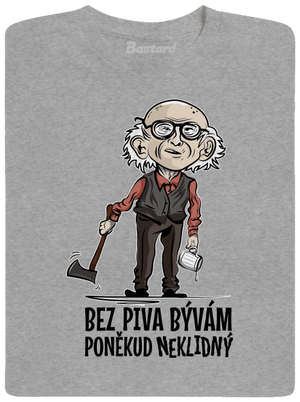 Neklidný bez piva pánské tričko Sport Grey