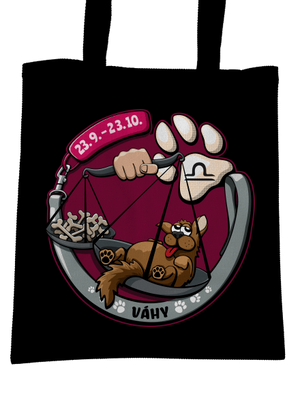 Psí horoskop: Váhy taška Black