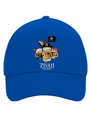 Piváti z Kalibiku kšiltovka baseballka Bright Royal