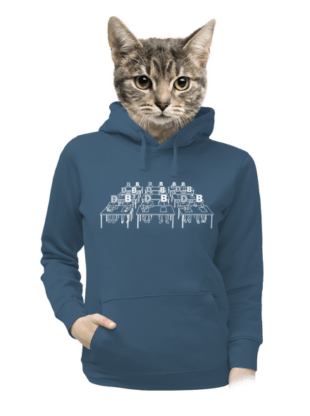 Cimrman: Debil, blbeček dámská mikina klokanka Denim