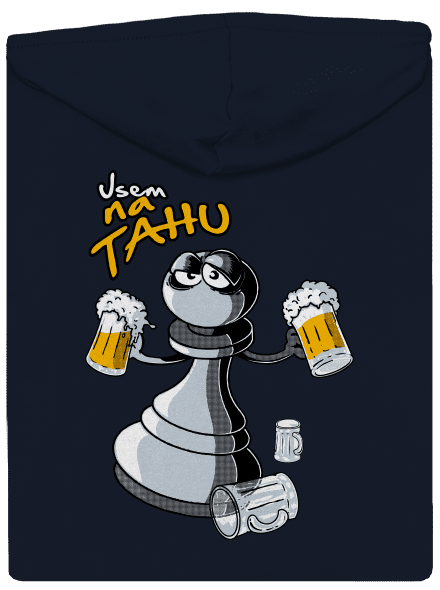 Na tahu dámská mikina na zip Navy Mal