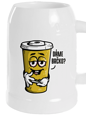 Dáme brčko? půllitr White