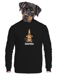 unisex mikina bez kapuce