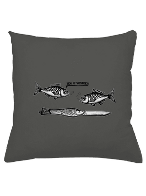 Vostrá rybička polštář Gray Pol