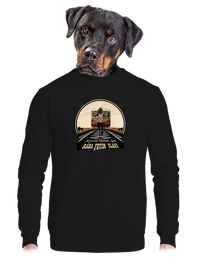 unisex mikina bez kapuce
