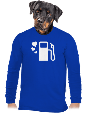 Plnou prosím pánské dlouhý rukáv Royal Blue