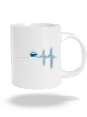 Coffee help velký hrnek White