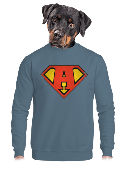 Jsem superhrdina unisex mikina bez kapuce Nordic Blue