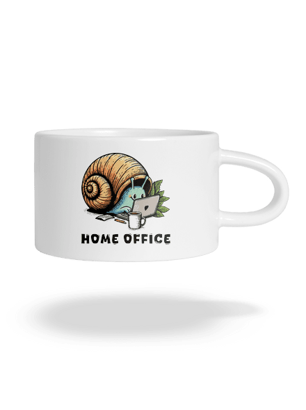 Šnekův home office hrnek makronka White
