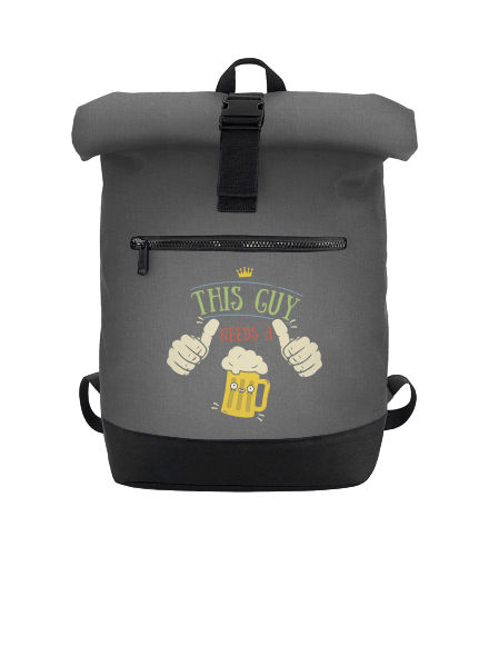 Tenhle týpek potřebuje pivo batoh Grey Marl