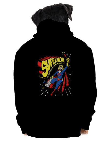 Supermom pánská mikina na zip Black