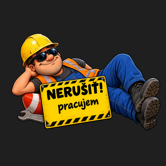 Nerušiť: Pracujem