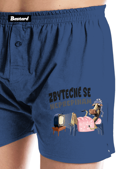 Zbytečně se nepřepínám pánské trenky Blue