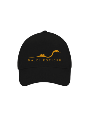 Najdi kočičku kšiltovka baseballka Black