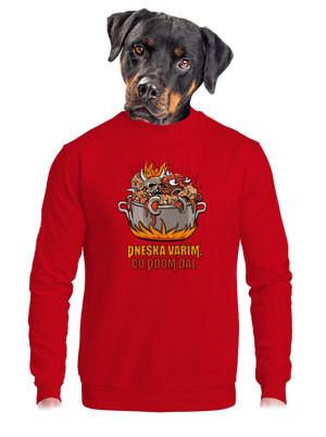 Co Doom dal unisex mikina bez kapuce Red