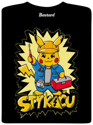 Stykaču dětské tričko Black