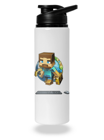 B17: Minecraft lahev na vodu White