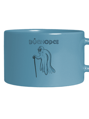 Duch důchodce hrnek makronka Blue Macaron