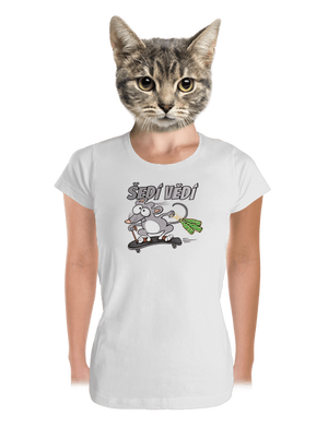 Šedí vědí - myšák dámské tričko premium White