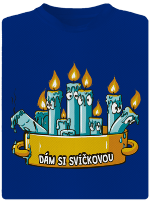 Svíčková pánské sportovní tričko Royal Blue Mal