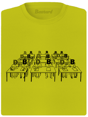 Cimrman: Debil, blbeček dámské sportovní tričko Neon Yellow