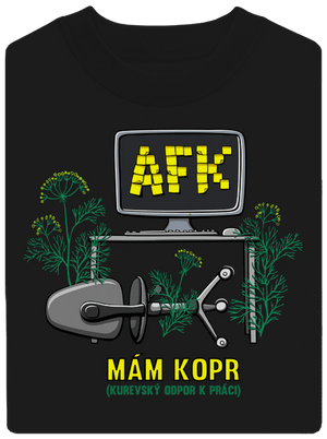 Mám kopr unisex mikina bez kapuce Black