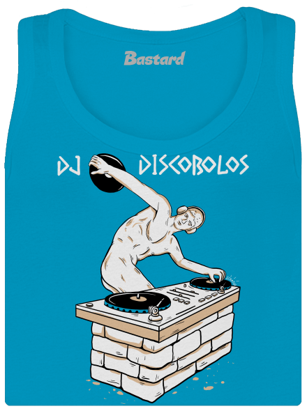 DJ Discobolos dámské tílko klasické Blue Atol