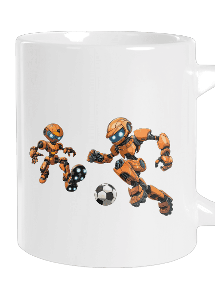 AI fotbal velký hrnek White