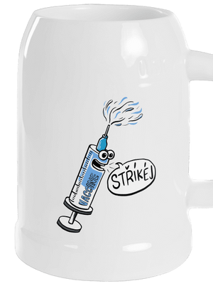 Stříkej půllitr White