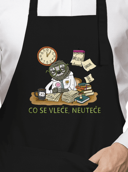 Co se vleče, neuteče zástěra Black