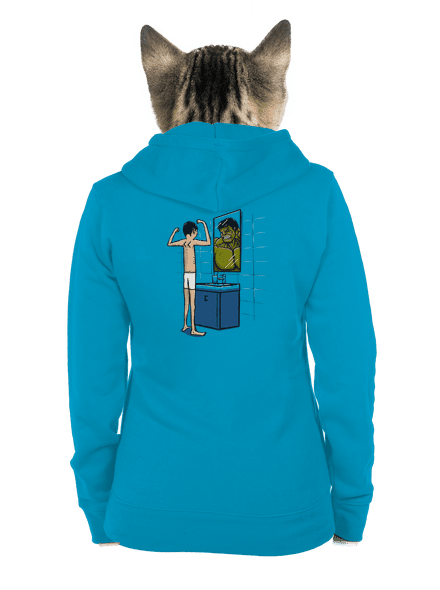 Hulk dámská mikina na zip Blue Atol