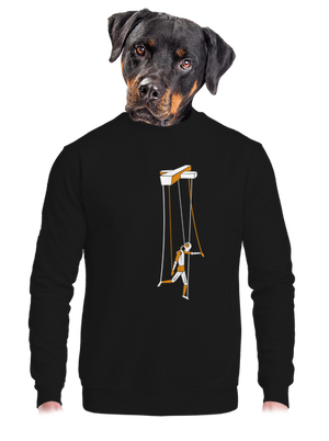 unisex mikina bez kapuce