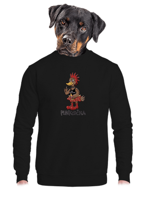 Punkačeří rodina unisex mikina bez kapuce Black