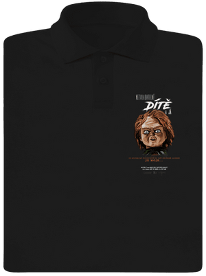 B13: Nezvladatelné dítě pánská polokošile Black