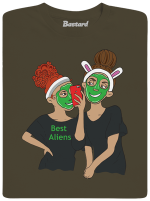 Best aliens pánské dlouhý rukáv Urban Khaki