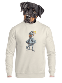 unisex mikina bez kapuce