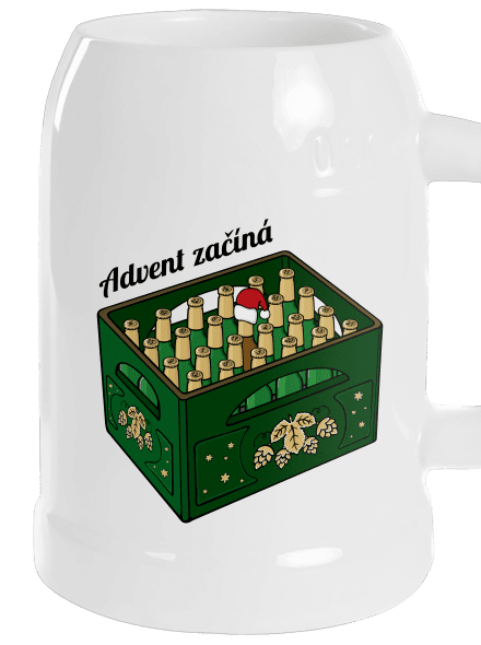 Advent začíná půllitr White