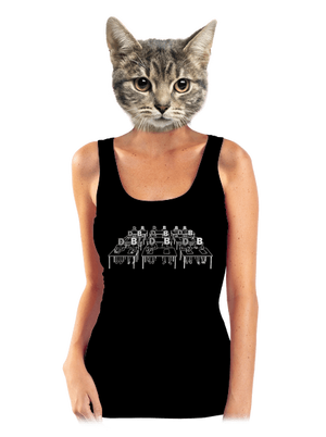 Cimrman: Debil, blbeček dámské tílko klasické Black